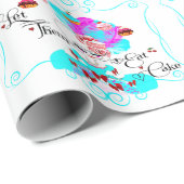 マリー・アントワネット・レット・ザ・食べケーキ ラッピングペーパー (ロールコーナー)