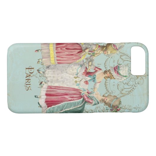 マリー・アントワネット・レディースin待ち Case-Mate iPhoneケース (裏面(横))