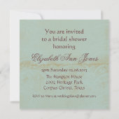 マリー·アントワネット·レディーズ·イン·ウェイティング 招待状 (裏面)