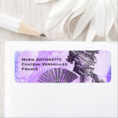 マリー・アントワネット&ヴェルサイユ城in紫 ラベル (インサイチュ)