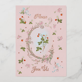 マリー・アントワネット ヴェルサイユ バロックスタイル 箔招待状