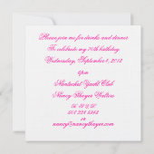 マリー・アントワネット 彼らにケーキを食べさせて 招待状 (裏面)