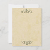 マリー・アントワネット ～ 招待状 (裏面)