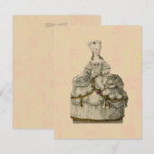 マリー・アントワネット ～ 招待状 (正面/裏面)