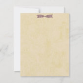 マリー・アントワネット～招待状 招待状 (裏面)