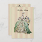 マリー・アントワネット ～ 招待 / 出席確認 #16 招待状 (正面/裏面)