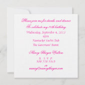 マリー・アントワネット　貧民にケーキを食べさせろ 招待状 (裏面)