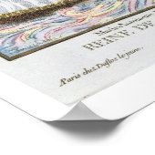 マリー・アントワネット（1752年～93年）、「レジュイル・デ・エストーム」より ポスター (角)