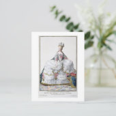 マリー・アントワネット(1752年~93年)、「レジュイル・デ・エストーム」より ポストカード (スタンド正面)