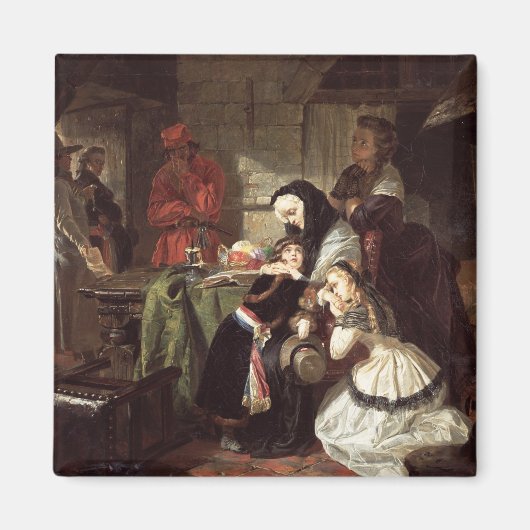 マリー・アントワネット(1753年~93年)ダへの最終決戦 マグネット (正面)