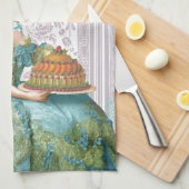 マリー・アントワネットinアクア キッチンタオル (四つ折り)