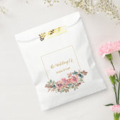 マリー ウォーターカラー ローズ エメラルドグリーン フェイバーバッグ (封をした状態)