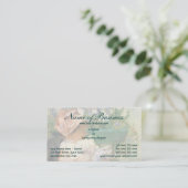 マリー・カサットによる紅茶のコップ 名刺 (スタンド正面)