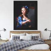 マリー・ガブリエル・ケーペト自画像 キャンバスプリント (インサイチュ (寝室))