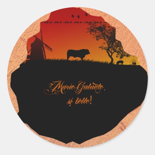 マリー・ガランテ島 ラウンドシール (正面)