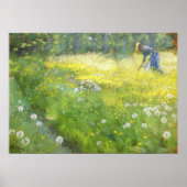 マリー・クロイヤー スカーゲンの庭にて-PS Kroyer ポスター (正面)
