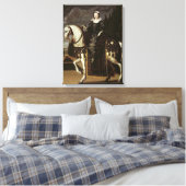 マリー・デ・メディチの馬術ポートレート キャンバスプリント (インサイチュ (寝室))