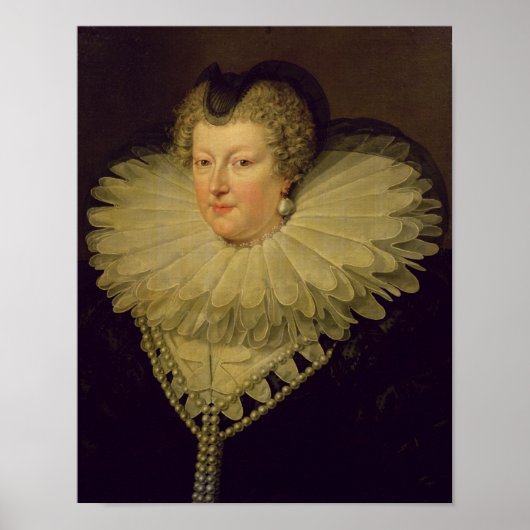 マリー・デ・メディチ， c.1617 ポスター (正面)