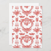 マリー・トワール ストロベリー パネルカード 招待状 (正面/裏面)