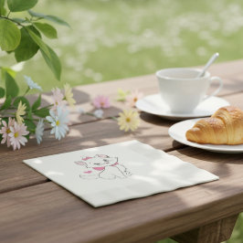 マリー・ナプキンス 縁ありランチョンナプキン