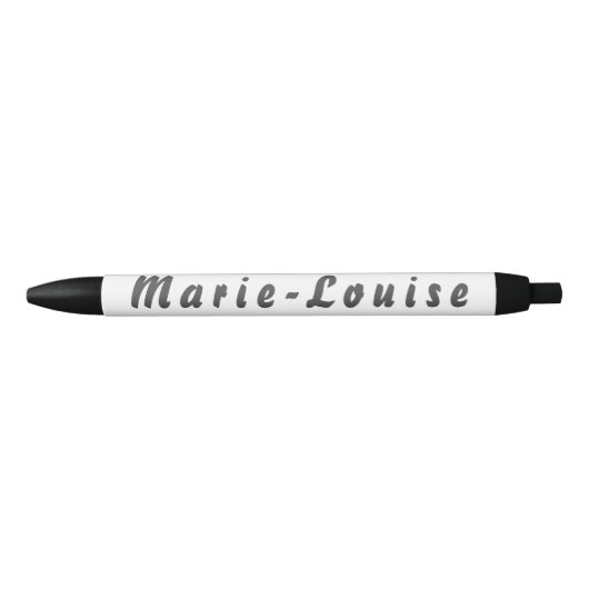 マリー·ルイーズ·クーゲルシュライバー 黒ボールペン (正面)