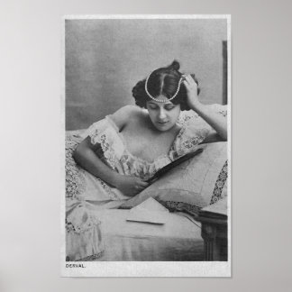 マリー・ルイーズ・ダーバル – ヴィンテージイメージ ポスター