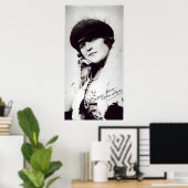 マリー・ロイドのサイン入り写真 ポスター (ホームオフィス)