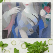 マリー・ローレンシン夫人と鳩 キッチンタオル (折り畳み)