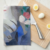 マリー・ローレンシン夫人と鳩 キッチンタオル (四つ折り)