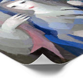 マリー・ローレンシン夫人と鳩 ポスター (角)