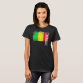 マリ人の男性女性の子供のための常港マリ国旗 Tシャツ (正面フル)