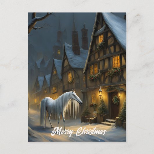 マリ冬の夜メリークリスマス ポストカード (正面)