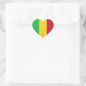 マリ国旗の輝かしい愛国心 ハートシール (バッグ)