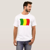 マリ国旗シャツ Tシャツ (正面フル)