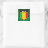 マリ国旗 スクエアシール (バッグ)