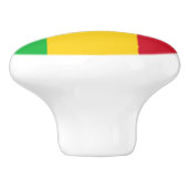 マリ国旗 セラミックノブ (側面)