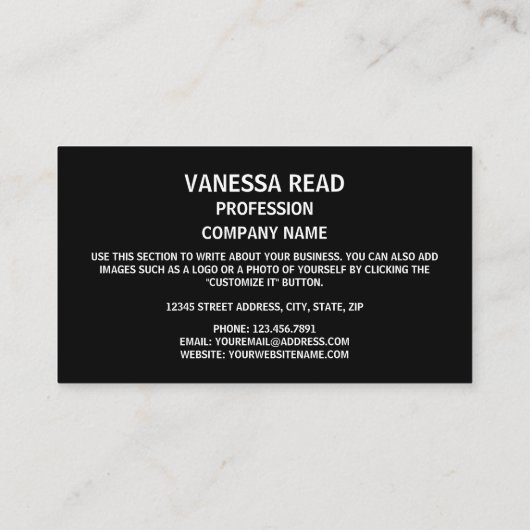 マリ国旗 名刺 (裏面)