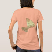 マリ国旗+地図Tシャツ Tシャツ (裏面)