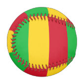 マリ国旗 野球ボール (正面左)