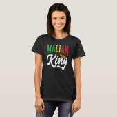 マリ王 マリ マリアン マリ国旗 Tシャツ (正面フル)