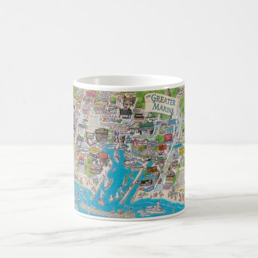 マリ素晴らしーナデルレイ コーヒーマグカップ (中央)