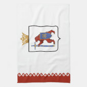 マリ・エル共和国旗 キッチンタオル (縦)