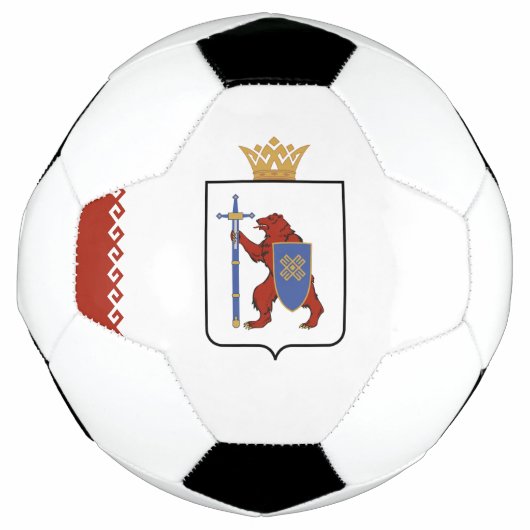 マリ・エル共和国旗 サッカーボール (正面)
