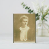 マリ・キュリーのポートレート ポストカード (スタンド正面)