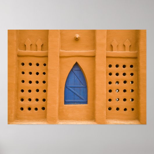 マリ、セグー。泥伝統的れんが建物 ポスター (正面)