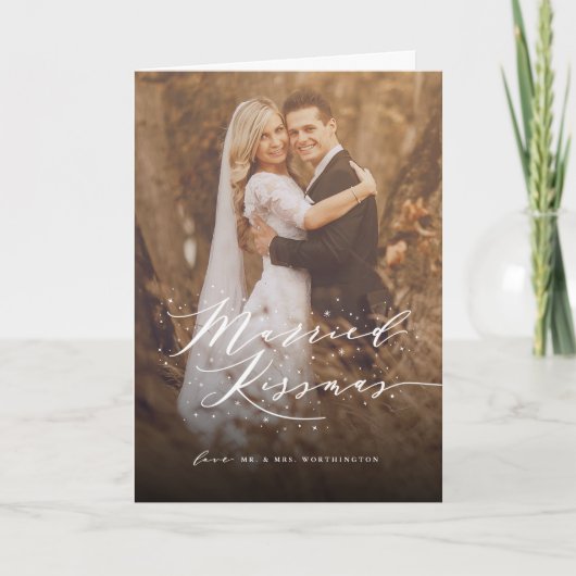 マリ－ドキッスマス スパ－クリングスタ－ズ シックフォトウェディング シーズンカード (正面)