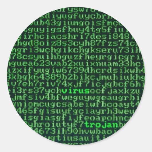 マルウェア ラウンドシール (正面)