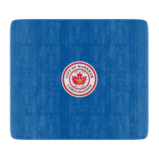 マルカム国旗（オンタリオ州，カナダ） カッティングボード (正面)