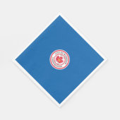 マルカム国旗(オンタリオ州,カナダ) スタンダードランチョンナプキン (角)