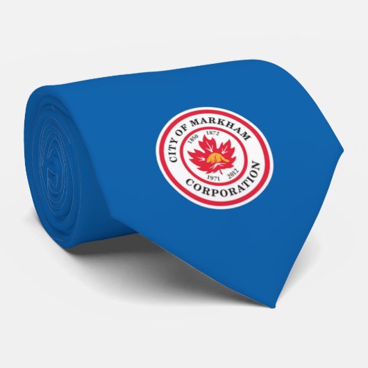 マルカム国旗（オンタリオ州，カナダ） ネクタイ (ロール)